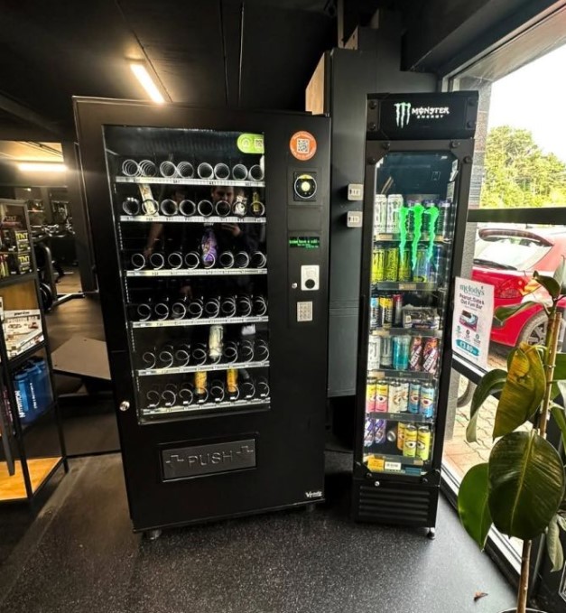 Vending Machine Supplier Team in Dublin Fitness Centre